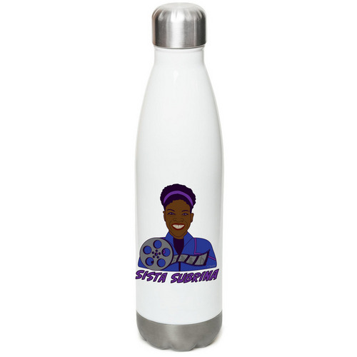 Subrina Enterprise, a White Stainless Steel Water Bottle