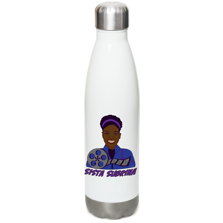Subrina Enterprise, a White Stainless Steel Water Bottle
