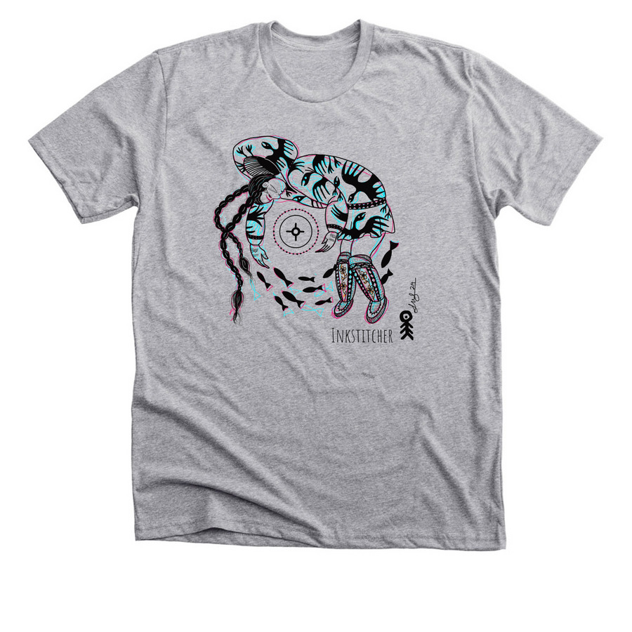Gathering our strength&nbsp;, a Athletic Heather Premium Unisex Tee
