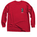 Knight Chess Team Apparel, a Red Classic Long Sleeve Tee
