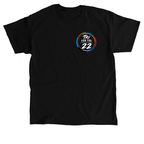 Tri For the 22 | Mighty Oaks Foundation, a Black Classic Unisex Tee