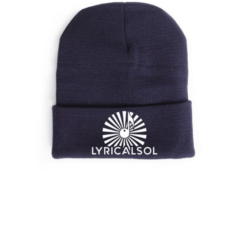 LyricalSol Crown, a Navy Cuffed Beanie