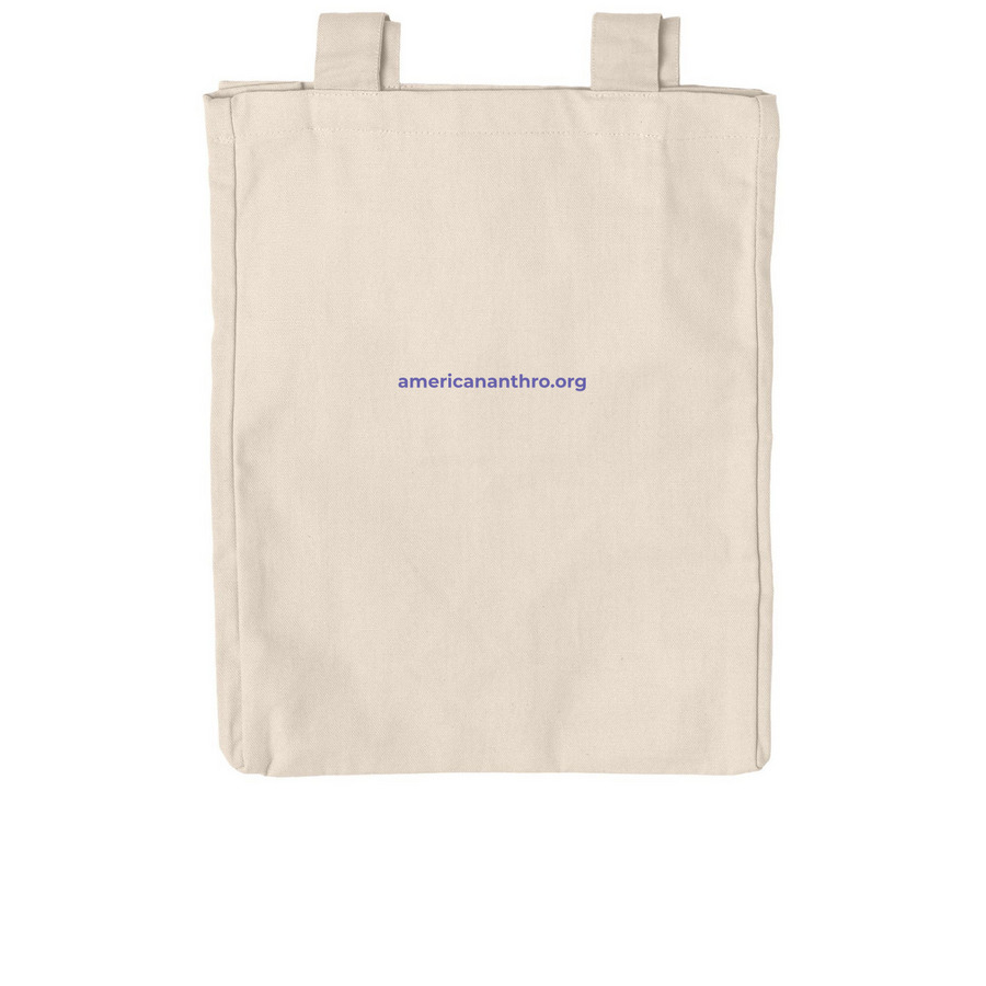 On the Verge Canvas Totes, a Natural Reclaimist Everywhere Tote Bag (back-view)