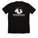 Big Dogs Huge Paws Saving Lives, a Solid Black Blend Premium Unisex Tee (back-view)