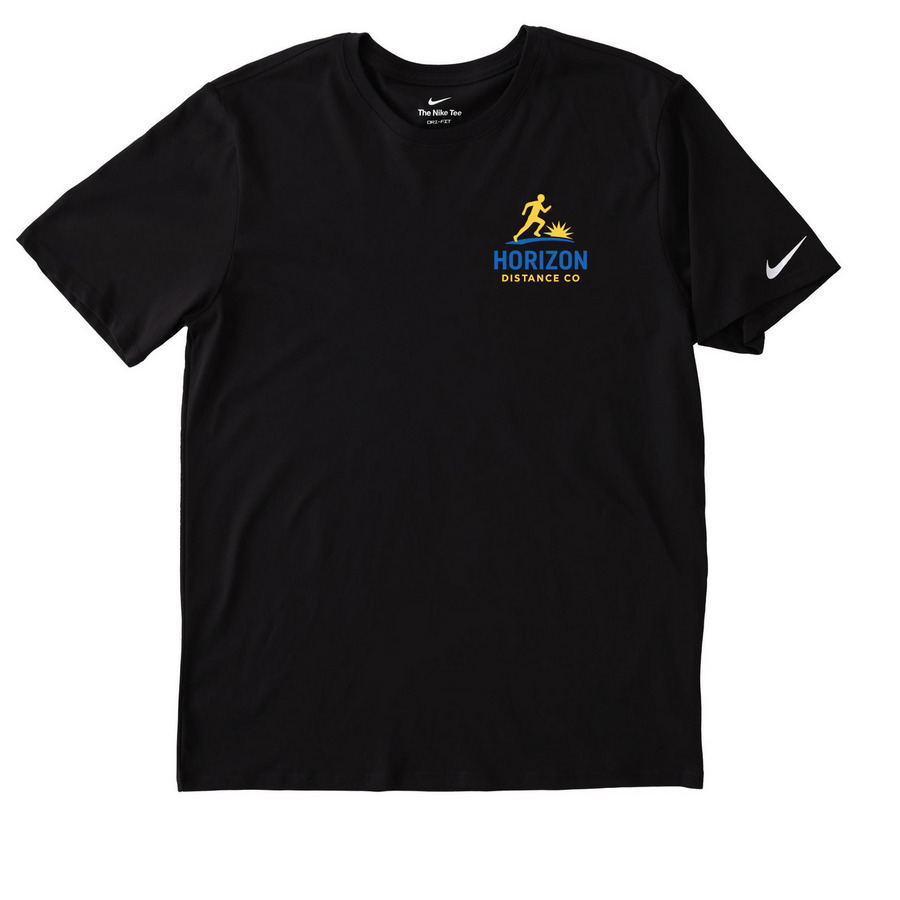 Horizon XC Merch, a Black Nike Dri-FIT Jersey Blend Performance Tee