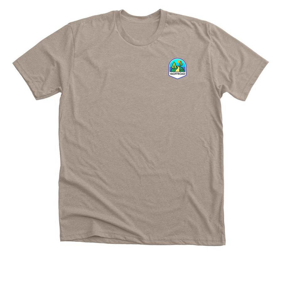 Potts Mountin Jeep XJ, a Heather Stone Premium Unisex Tee