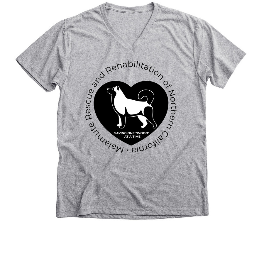 Show a little MRRNC Wooo Pride!, a Athletic Heather Premium V-Neck Tee