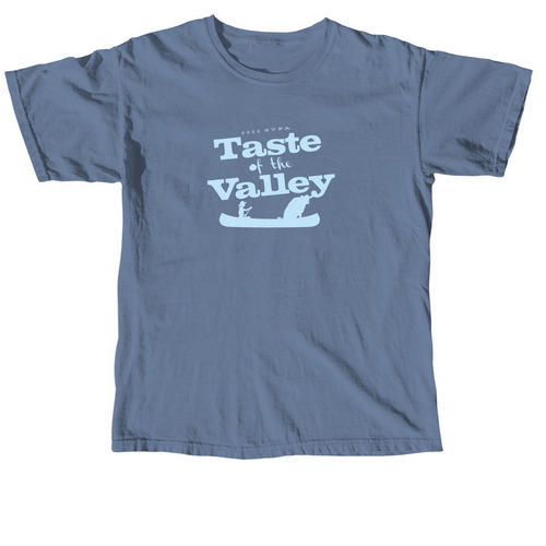 Taste of the Valley 2026 Shirt, a Blue Jean Comfort Colors Unisex Tee