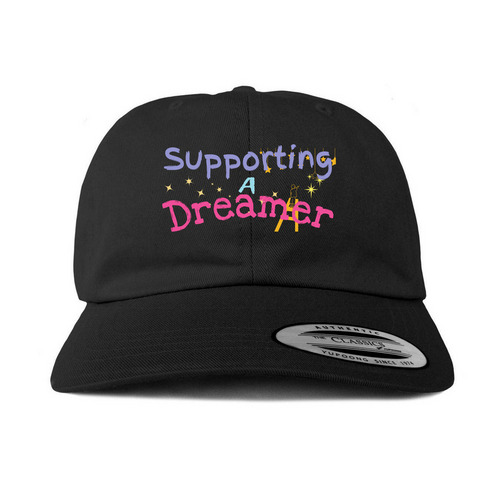 Dream Supporter - Hats, a Black Printed Classic Baseball Cap