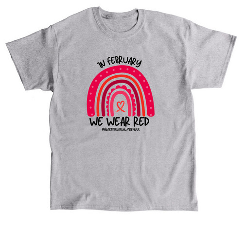 We Wear Red, a Sport Grey Classic Unisex Tee