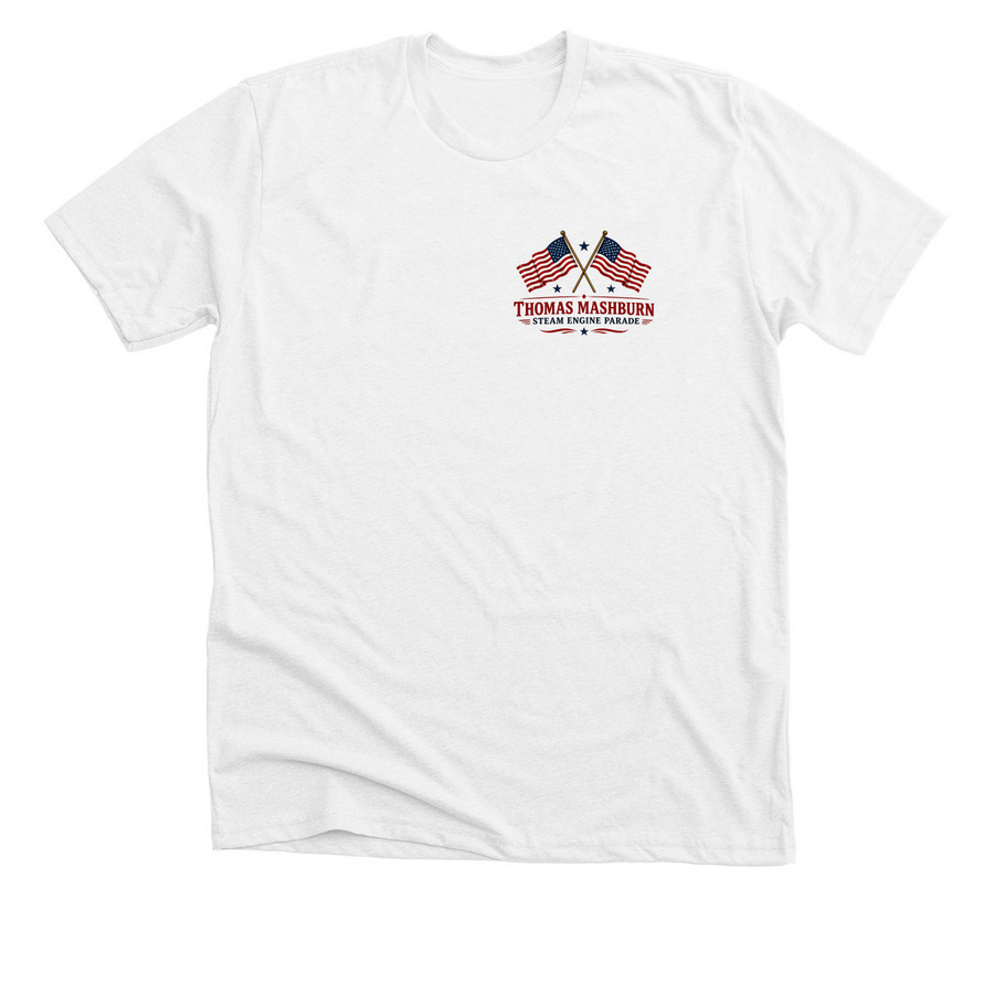 2026 Parade T-shirts, a Solid White Blend Premium Unisex Tee