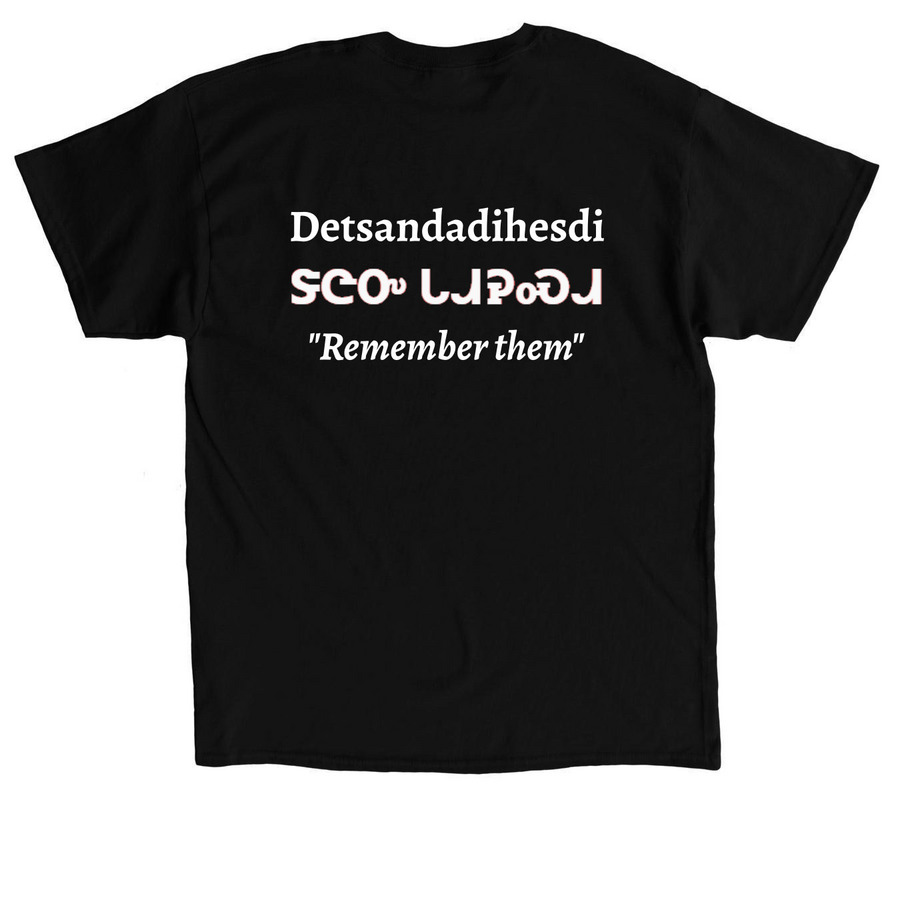 QBMMIW Logo, a Black Classic Unisex Tee (back-view)