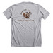 Healing Happens Here, a Athletic Heather Premium Unisex Tee (back-view)