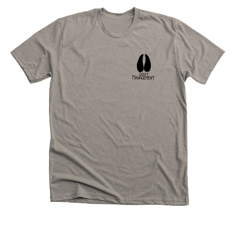 "The G.O.A.T", a Heather Stone Premium Unisex Tee