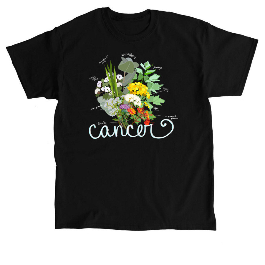 Zodiac Collection: CANCER&nbsp;?, a Black Classic Unisex Tee