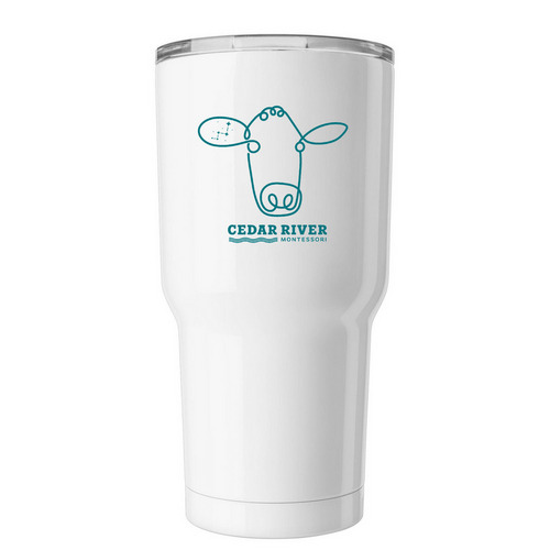 Tumbler, a White Insulated Tumbler