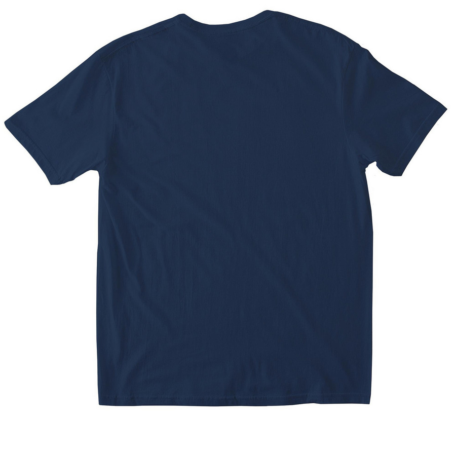 One from the Heart T-shirt, a Navy Softstyle Cotton Tee (back-view)