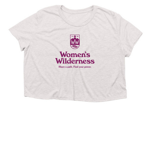 Cropped Tees, Tanks, and Hoodies, a Heather Dust Women?s Flowy Cropped Tee