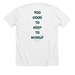 Testify 2, a Solid White Blend Premium Unisex Tee (back-view)