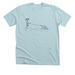GoPro Tracking in blk, a Heather Ice Blue Premium Unisex Tee