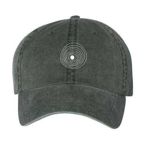 Dad Hat, a Forest Printed Pigment Dye Baseball Cap