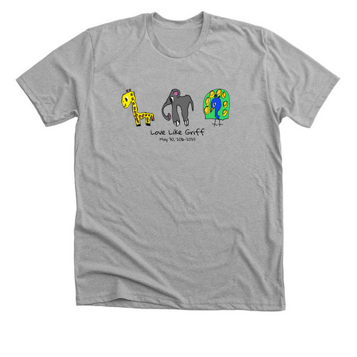 Griff?s Animals, a Athletic Heather Premium Unisex Tee
