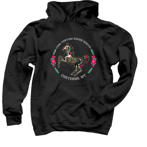 Casa Ventosa Equine Rescue Fall Fundraiser!&nbsp;, a Black Pullover Hoodie
