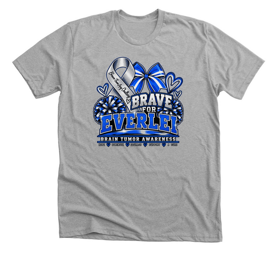 For Tara, a Athletic Heather Premium Unisex Tee