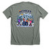 Althea's Adaptive Angels&nbsp;, a Deep Heather Premium Unisex Tee (back-view)