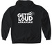 Get Loud Arkansas with White Logo, a Black Gildan Softstyle Pullover Hoodie