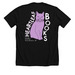 Heartleaf Books Shirt 2023, a Solid Black Blend Premium Unisex Tee (back-view)