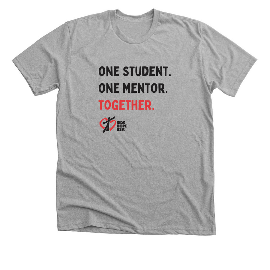 Together- Mentor Apparel, a Athletic Heather Premium Unisex Tee