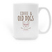 Coffee & Old Dogs, a White Large Coffee Mug