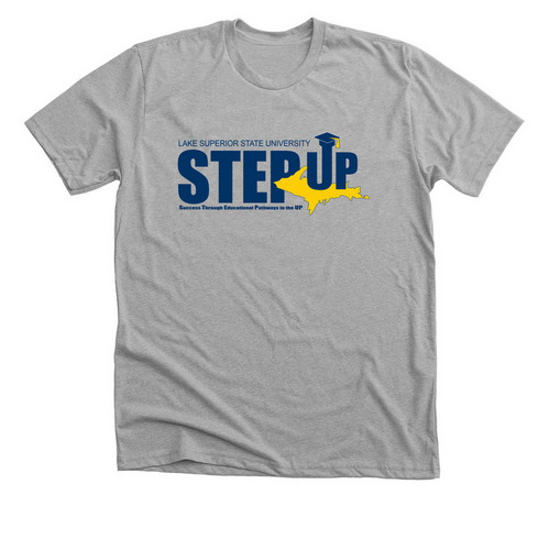 Basic T-shirt Shades of blue--no back, a Athletic Heather Premium Unisex Tee