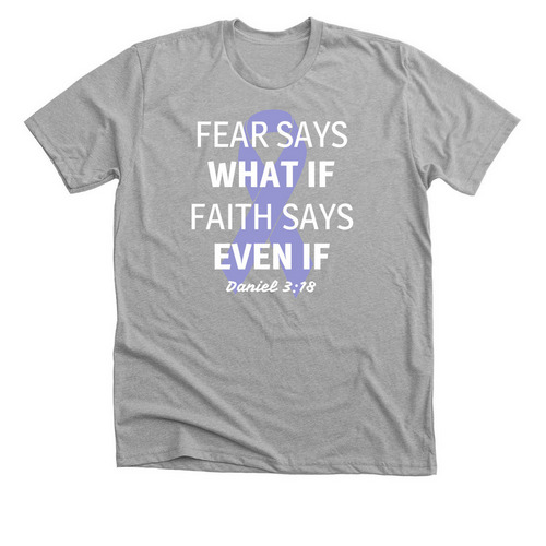 Daniel 3:18, a Athletic Heather Premium Unisex Tee