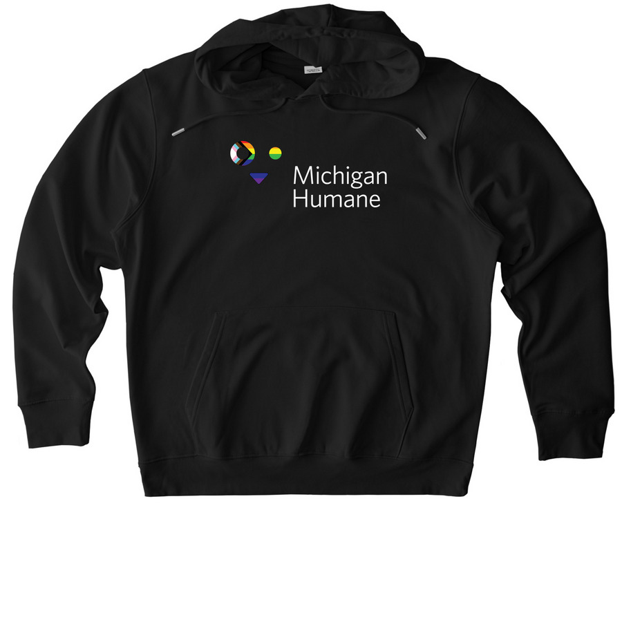 Michigan Humane x Ruth&nbsp;, a Black Stanley/Stella Unisex Cruiser 2.0 Pullover Hoodie