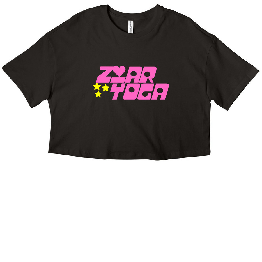 Ziar Yoga Sugar & Spice, a Black Women?s Cropped Cotton Tee