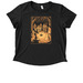 Camping Cryptids - Gold, a Space Black Allmade Eco Triblend Women?s Scoop Neck Tee