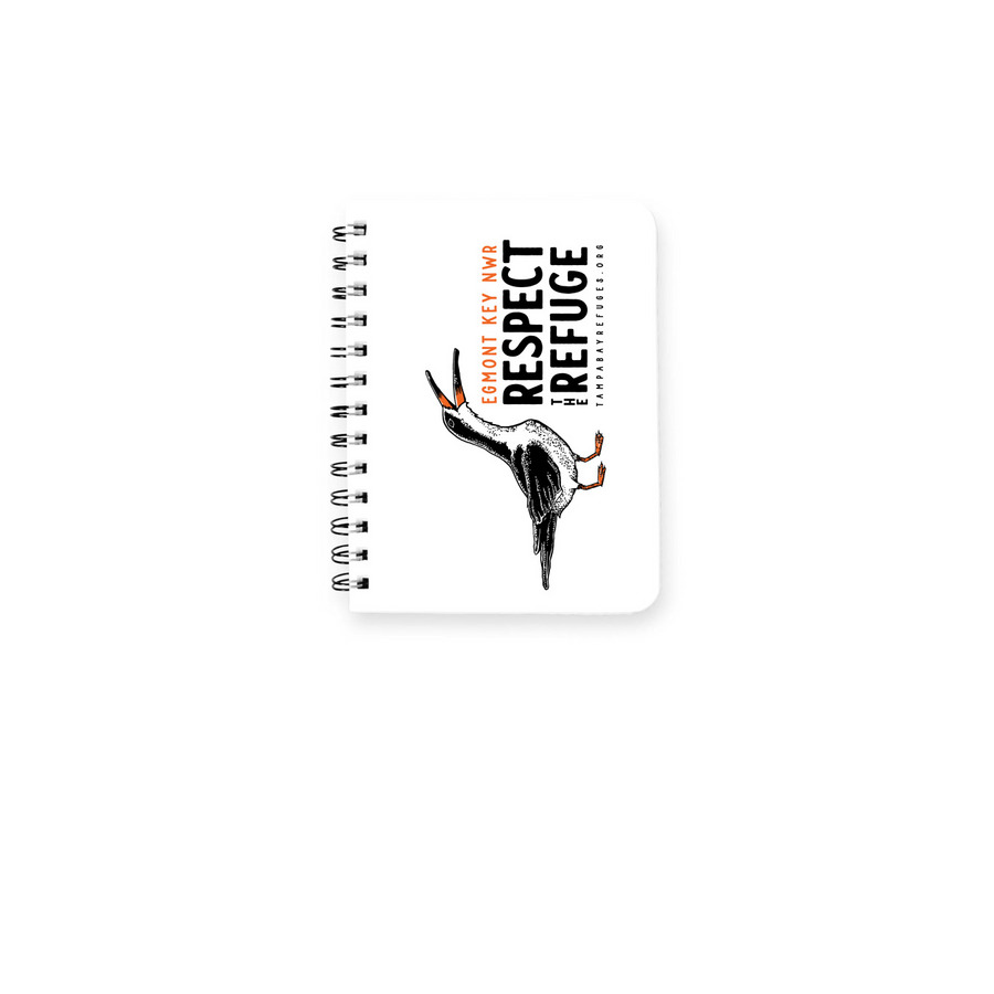 Egmont Key Notebook, a White Spiral Notebook
