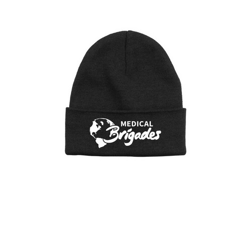 Brigade Beanie, a Black Printed Base Camp Beanie