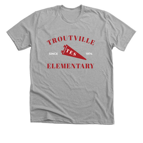 TES Spirit, a Athletic Heather Premium Unisex Tee