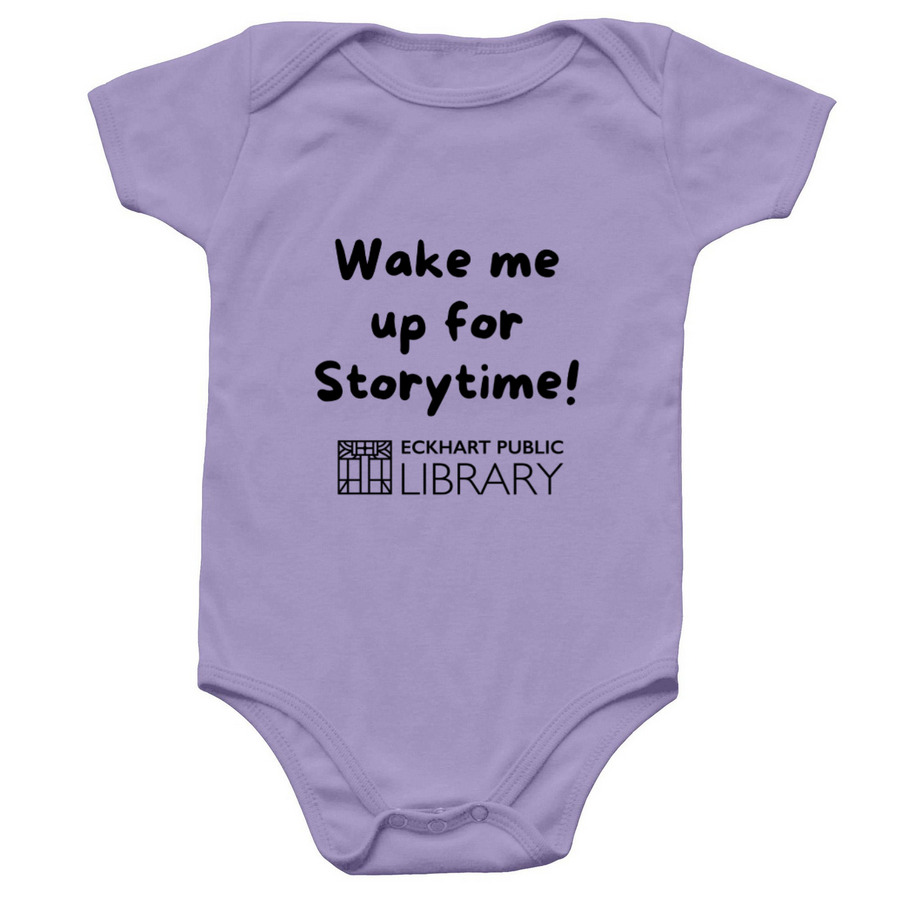 Storytime Onesie, a Lavender Infant Onesie