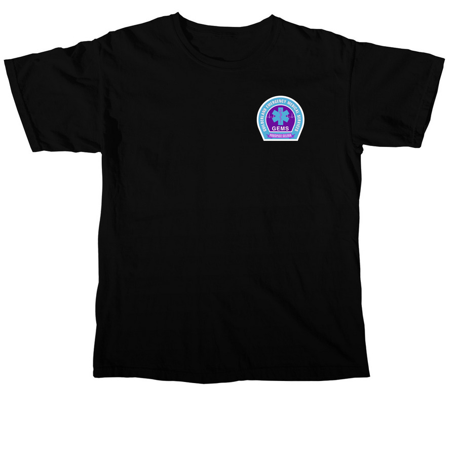 Guilderland EMS Suicide Prevention Awareness, a Black Comfort Colors Unisex Tee