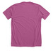 The OG Needle Logo, a Heather Magenta Premium Unisex Tee (back-view)