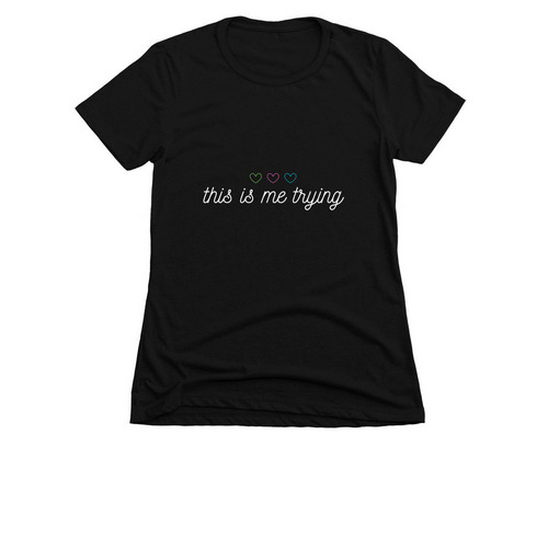 Help Kate Fight Metastatic Breast Cancer&nbsp;, a Black Women's Slim Fit Tee