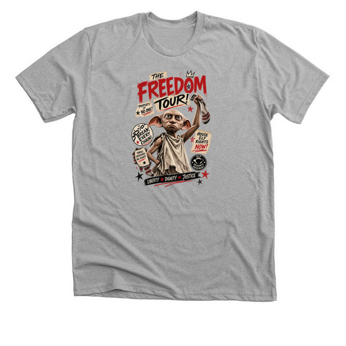Freedom Tour, a Athletic Heather Premium Unisex Tee