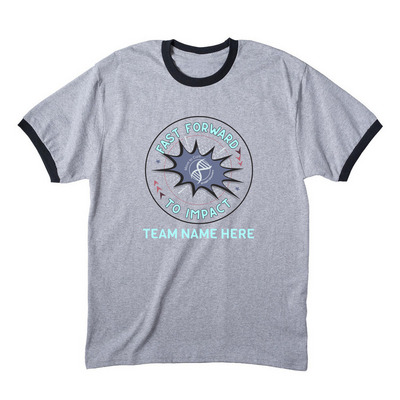 Move to Cure STXBP1 Disorders 2026, a Athletic Heather/ Jet Black Cotton Ringer Tee