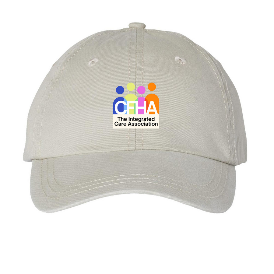 CFHA Logo Hat, a Stone Printed Pigment Dye Baseball Cap
