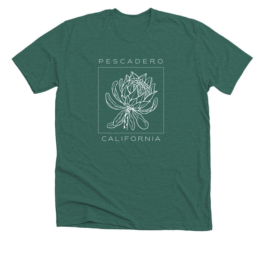 Artichoke Design, a Heather Forest Premium Unisex Tee