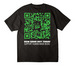 Street Crew Tee-Quite Loud Collection, a Black Unisex Heavyweight Tee (back-view)